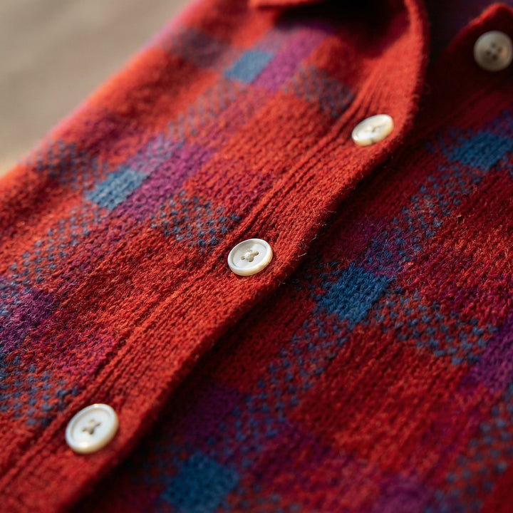 Blair | Crimson Hearth Button Knit